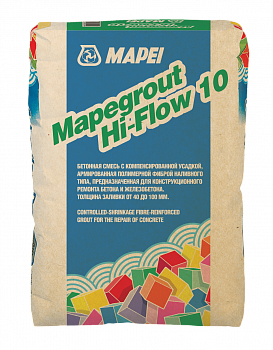 Реставрация бетона, состав MAPEGROUT HI-FLOW 10