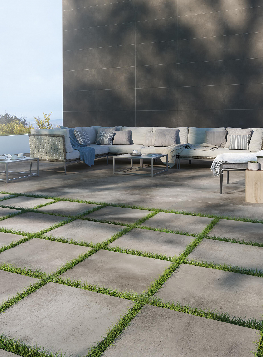 Плитка универсальная Vista Anthracite 600x1200