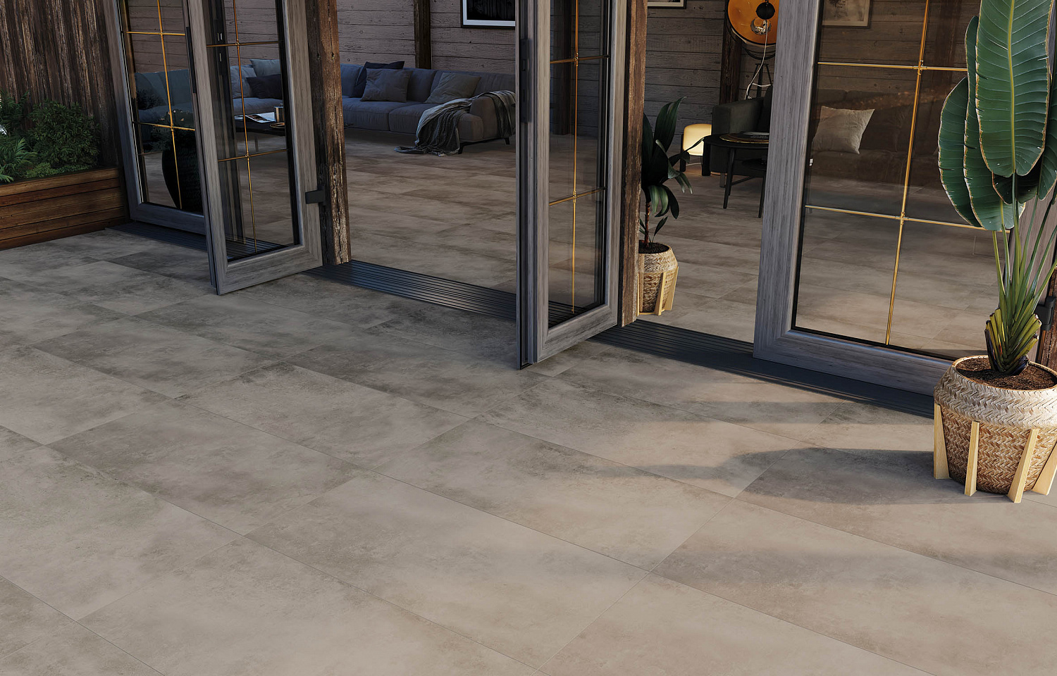 Плитка универсальная Vista Lead Grey 600x1200