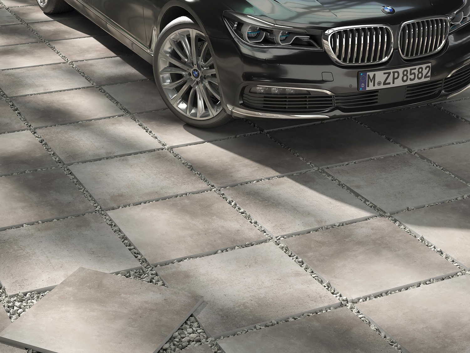Плитка универсальная Vista Lead Grey 600x1200